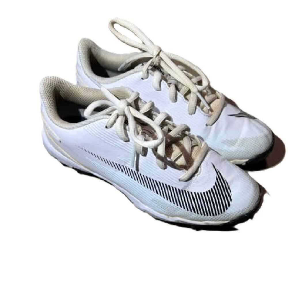 Nike Diamond Clutch GS "White Phantom Dust" Baseball Cleat 2.5Y